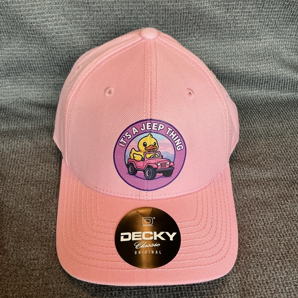 Jeep Hat - It’s A Jeep Thing - Pink Decky Hat - Adjustable - For Jeep Lovers